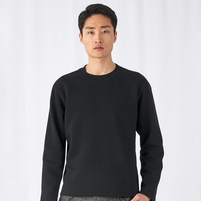 Men's open hem sweatshirt